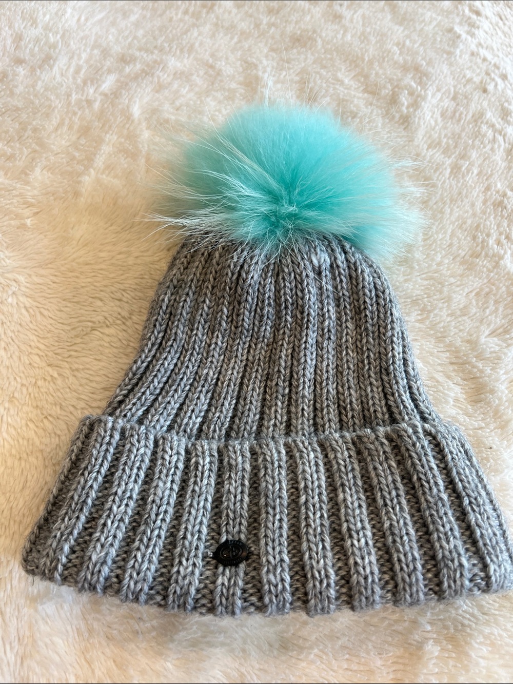 Goldbergh Cristina hat beanie with real fur Pom Pom